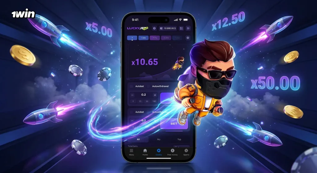 Cómo jugar Lucky Jet en 1win Colombia