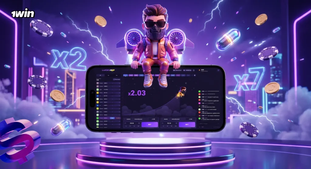 Lucky Jet en 1win: Crash Exclusivo de 1win Games
